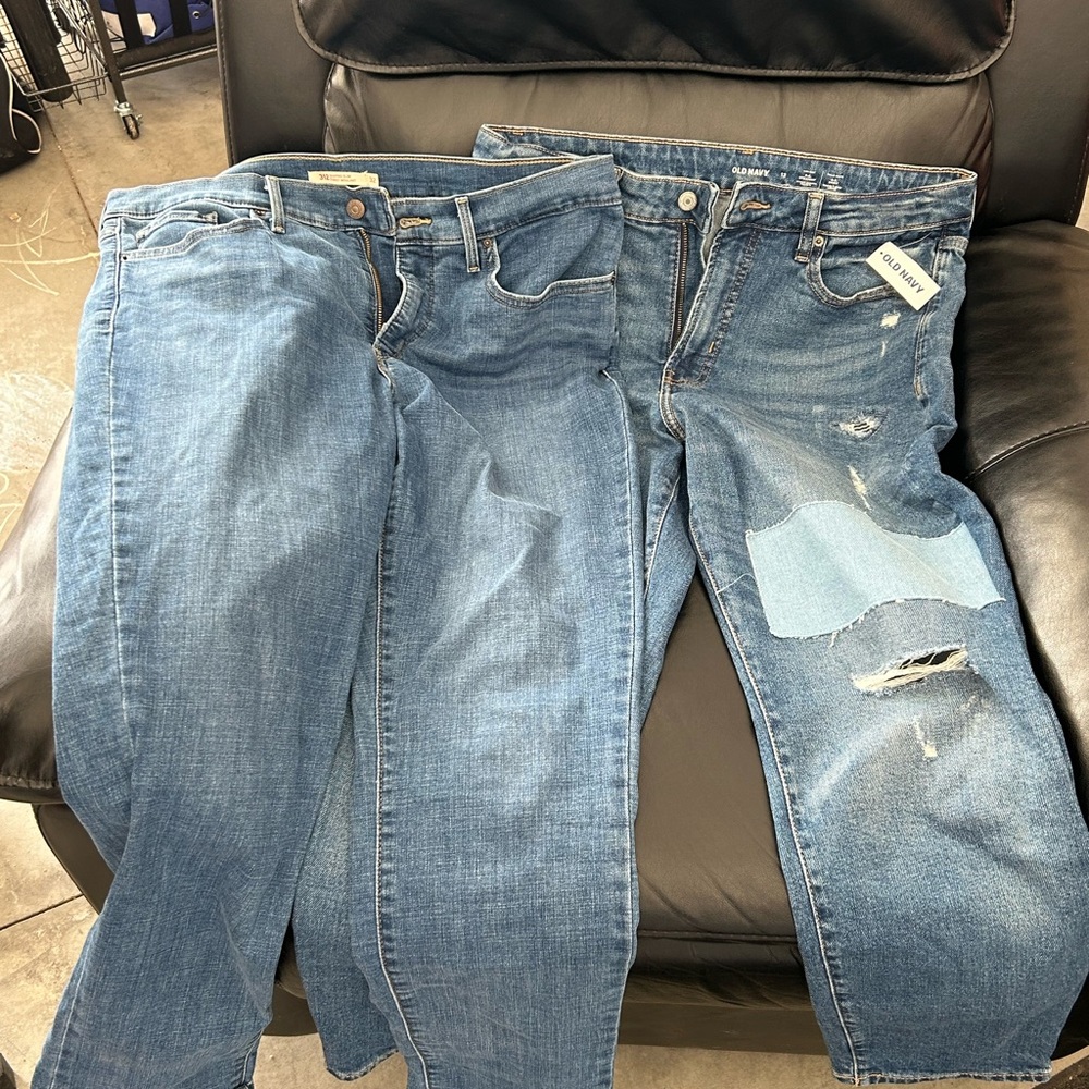 Bundle of high rise jeans